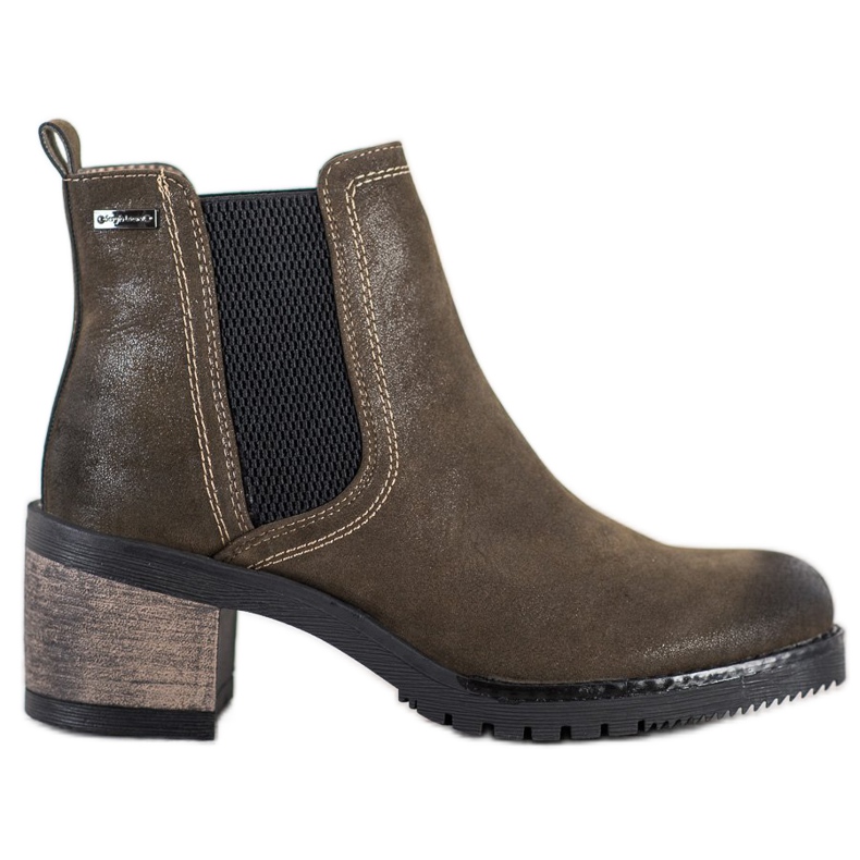 Sergio Leone Botas Chelsea con estilo verde Sergio Leone Botas Chelsea con estilo verde