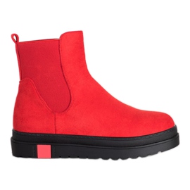 Seastar Botas en la plataforma rojo