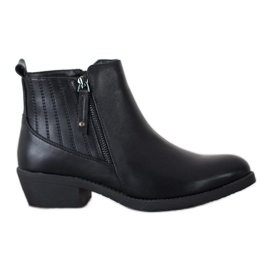 Bella Paris Botas abrigadas con cremallera negro