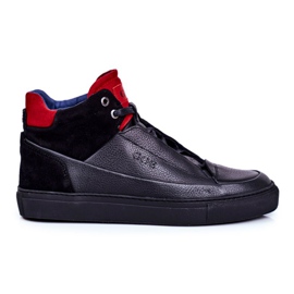 GOE Zapatos Deportivos Hombre Piel Negra GG1N3114 GOE Zapatos Deportivos Hombre Piel Negra GG1N3114