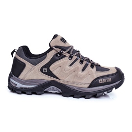Zapatos de Trekking para Hombre Big Star Outdoor GG174281 beige negro gris
