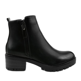 Botas Melba planas negras con aislamiento negro