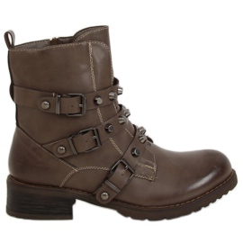 Botas militares beige oscuro Z195 Khaki caqui
