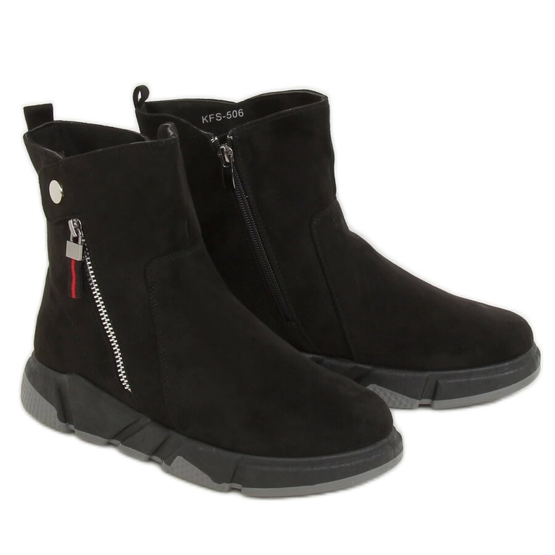 Botas deportivas negras KFS-506 Black negro