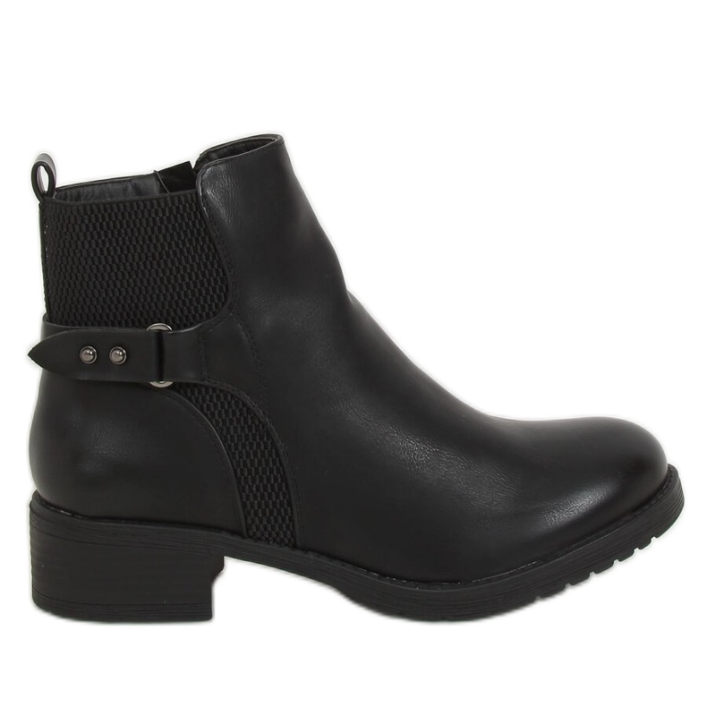 Botines Chelsea negros para mujer negro MDM226 Negro