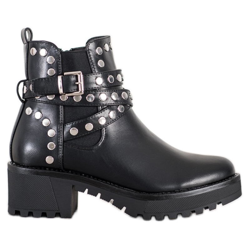 Seastar Botas rock con chorros negro