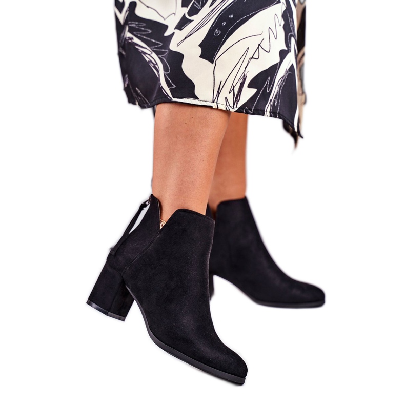 Vinceza Botas De Mujer Con Tacón Ante Negro Mimosa Vinceza Botas De Mujer Con Tacón Ante Negro Mimosa