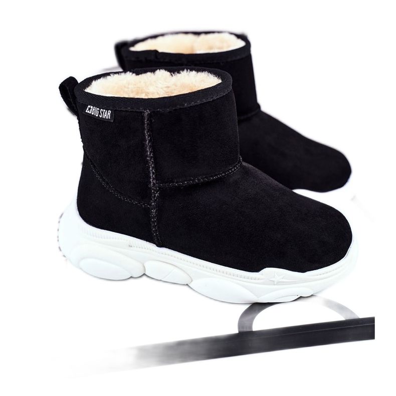 Botas de nieve Big Star para niños Dark Grey GG374085 negro multicolor Botas de nieve Big Star para niños Dark Grey GG374085 negro multicolor