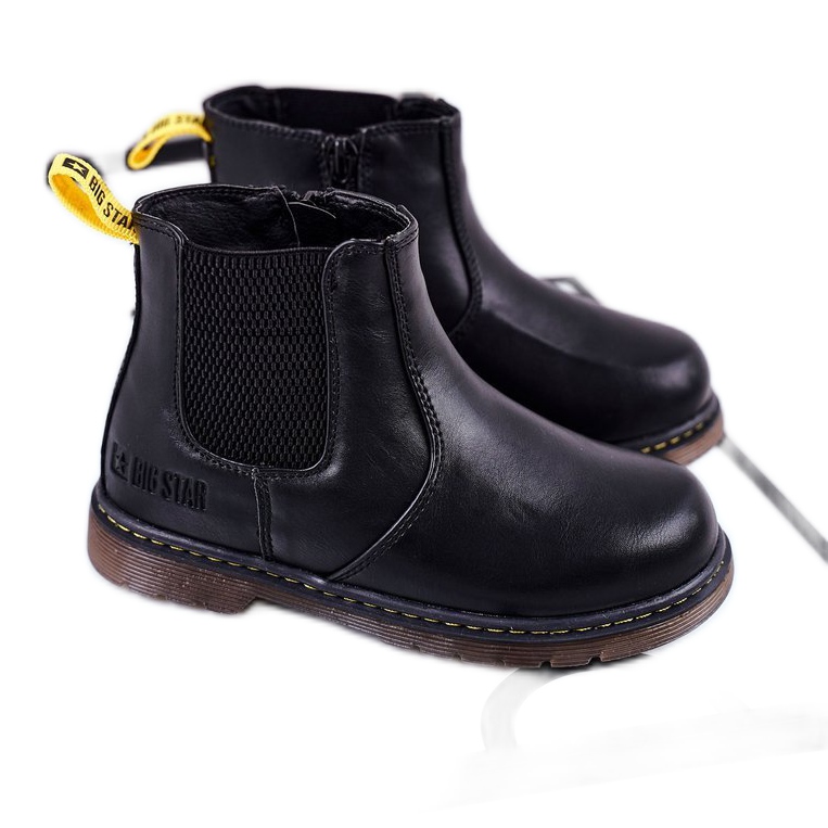 Botas Jodhpur para niños Big Star Black GG374080 negro