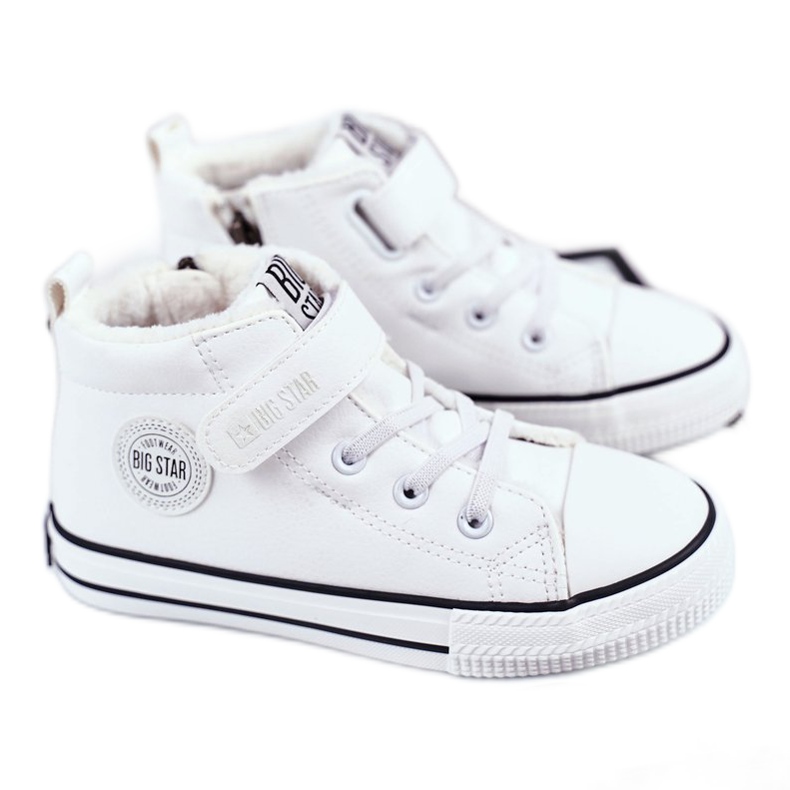 Zapatillas para niños Big Star Warm White GG374033 blanco