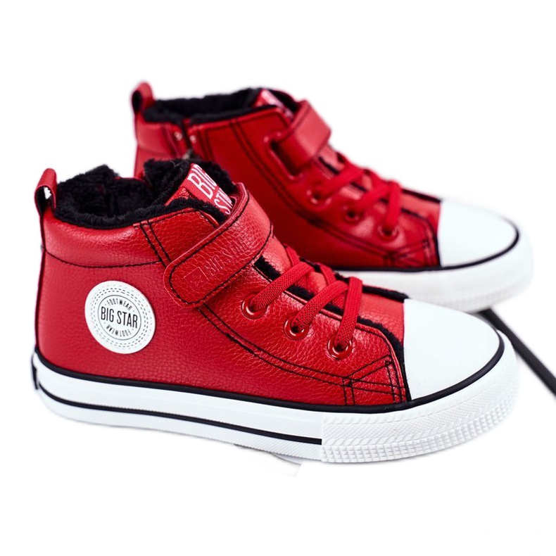 Zapatillas para niños Big Star Warmed Red GG374034 rojo
