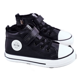 Zapatillas para niños Big Star Warm Black GG374035 negro