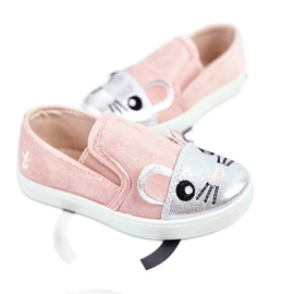 PH1 Zapatos deportivos sin cordones Pink Candys para niños rosa