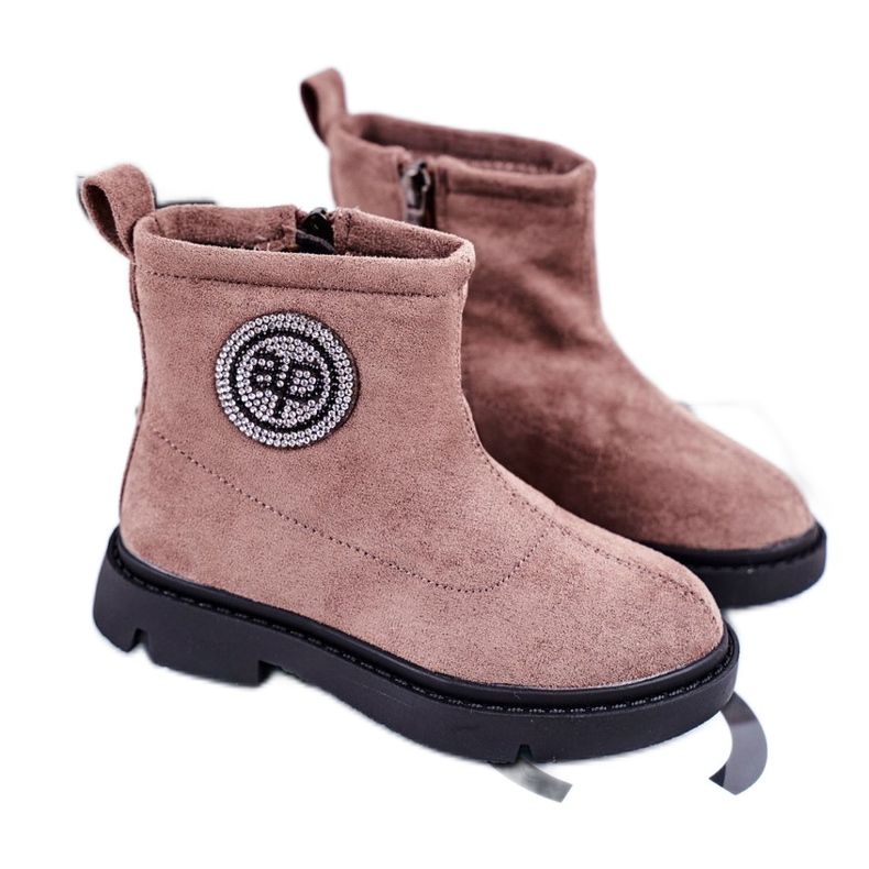 Apawwa Botas de agua para niños Beige Alvin