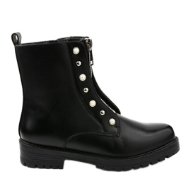 Botas altas negras de mujer con cremallera Isadora negro