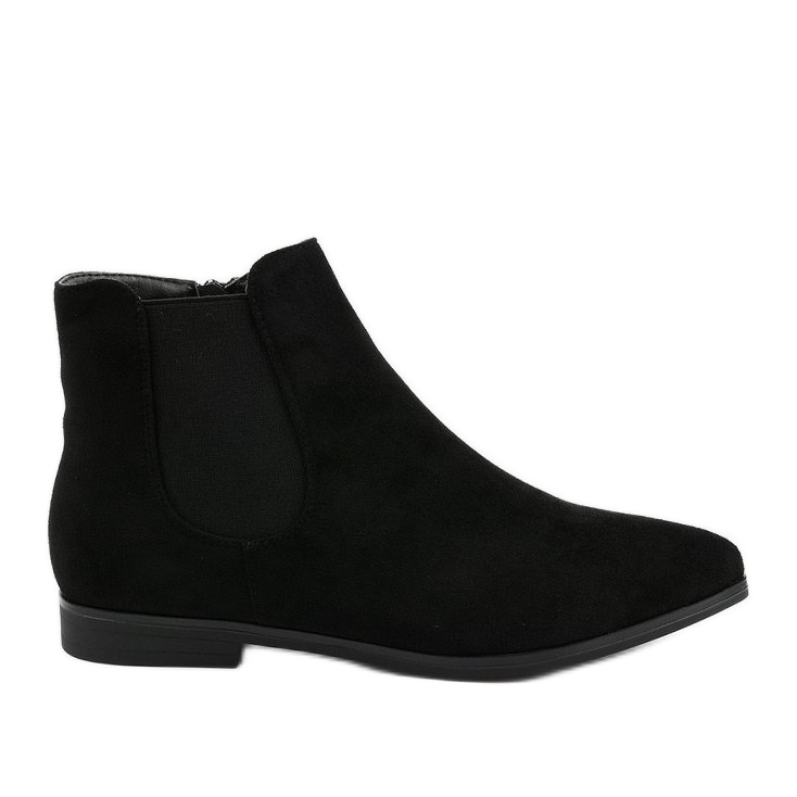 Botines planos negros de Myron