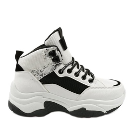 Zapatillas Cirisesis blancas blanco negro