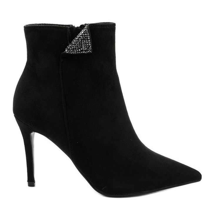 Botines negros con lentejuelas Adrearene
