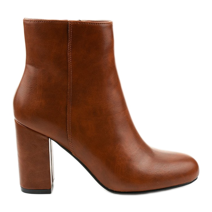 Botas marrones en un poste de cuero ecológico Gawler marrón Botas marrones en un poste de cuero ecológico Gawler marrón