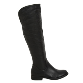 Botas negras para mujer J19-36 Black negro