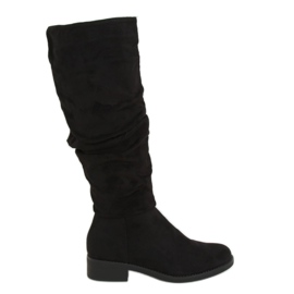 Botas negras de mujer negras D7525 Black negro