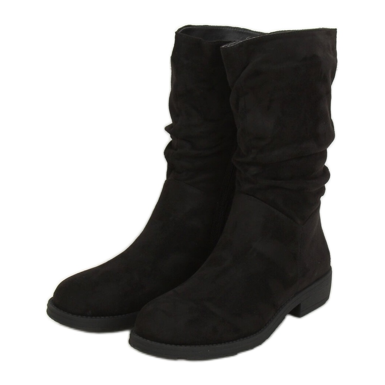 Botas cortas de mujer negras CH1908 Negra negro