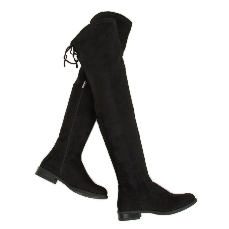 Botas sobre la rodilla negras MR-1 Black negro