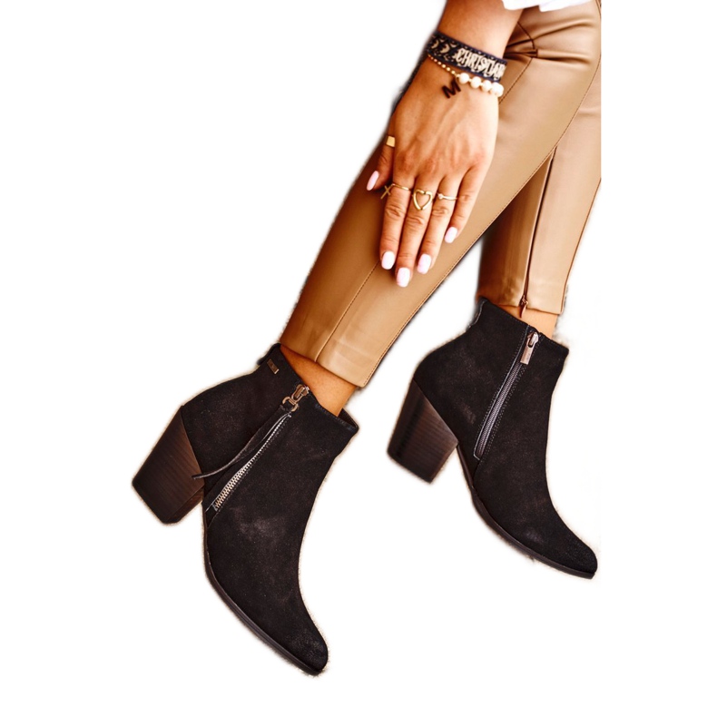 Botas De Mujer Con Tacón Alto Big Star Negro GG274362 Botas De Mujer Con Tacón Alto Big Star Negro GG274362