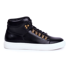 Zapatillas Hombre Piel GOE Negras GG1N3009 negro