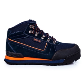 Zapatos De Trekking Para Hombre Big Star Outdoor Azul Marino GG174199