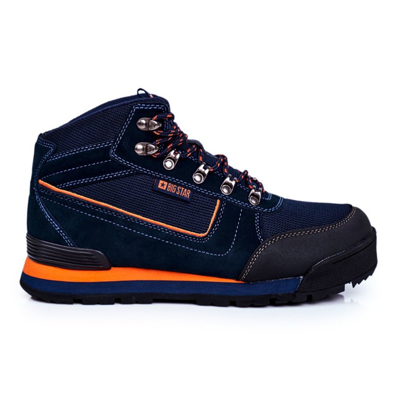 Zapatos De Trekking Para Hombre Big Star Outdoor Azul Marino GG174199