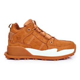 Zapatos Deportivos De Hombre Big Star Camel GG174415 marrón multicolor