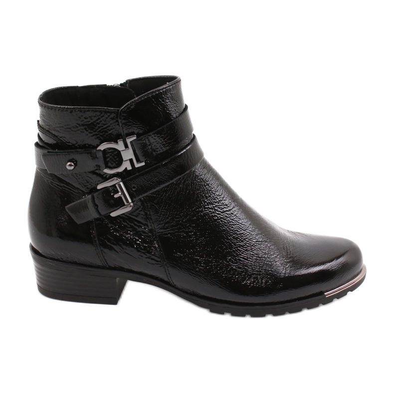 Botas de mujer Caprice lacadas 25309-25 negro