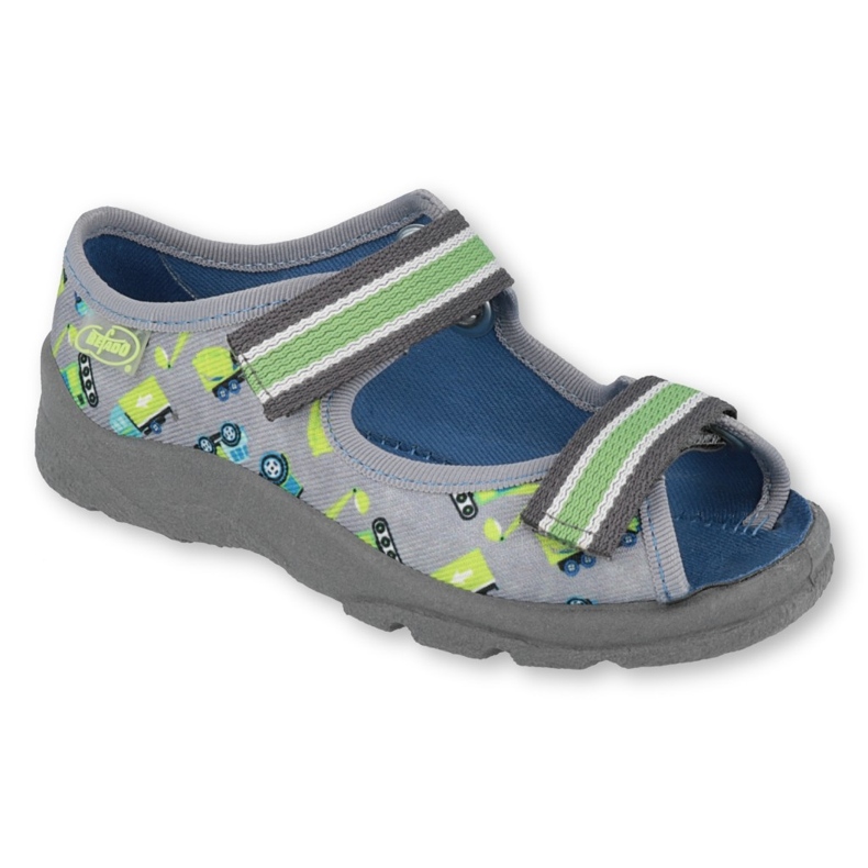Calzado infantil befado 969X155 gris verde