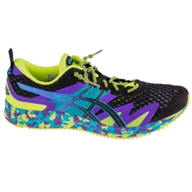 Asics Gel-Noosa Tri 12 M 1011A673-003 negro púrpura azul verde