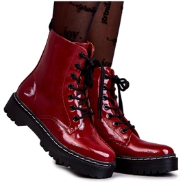 S.Barski Botas Mujer Rojo Kognito