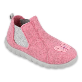 Calzado infantil befado 546P024 rosa plata