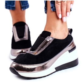 S.Barski Zapatillas Deportivas Mujer Deportivas Piel Negra Wilimont negro