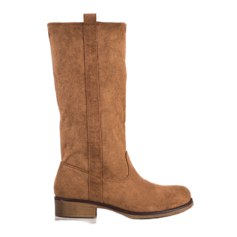 Seastar Botas de gamuza sin cordones marrón Seastar Botas de gamuza sin cordones marrón