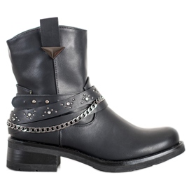 Seastar Botas de rock de moda negro
