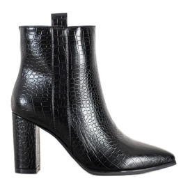 Seastar Botas elegantes con un patrón. negro