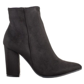 Seastar Botines de ante en Spitz negro
