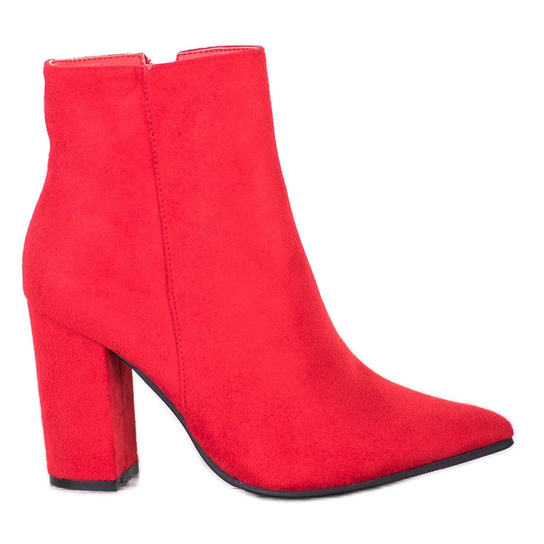 Seastar Botines de ante en Spitz rojo