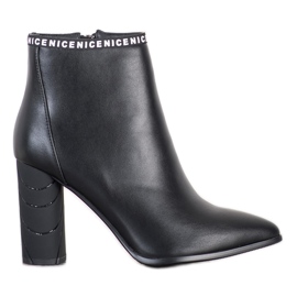 Filippo Botas con Tacón Decorativo negro