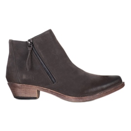 Kylie Botas Vaqueras Con Cremallera marrón