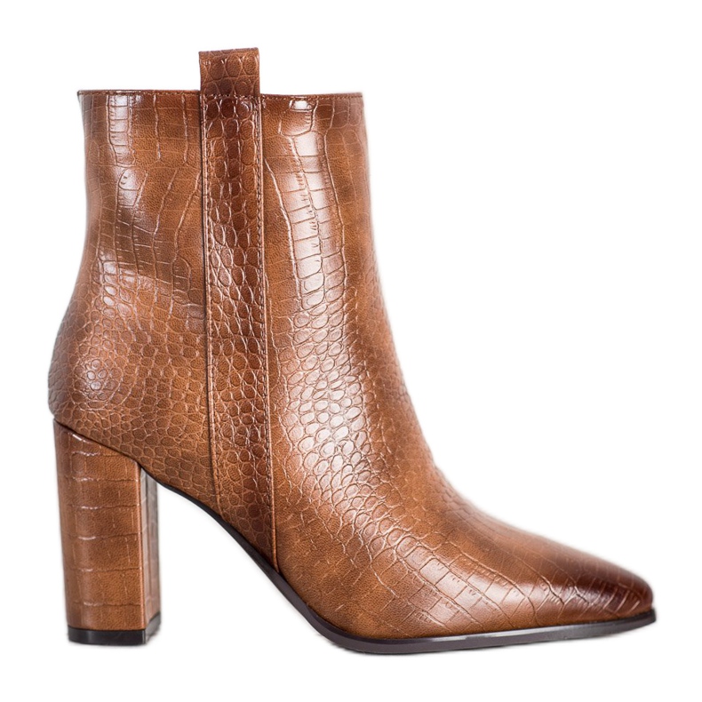 Seastar Botas elegantes con un patrón. marrón