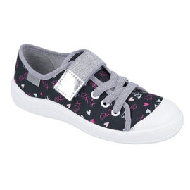 Calzado infantil befado 251Q142 plata gris multicolor