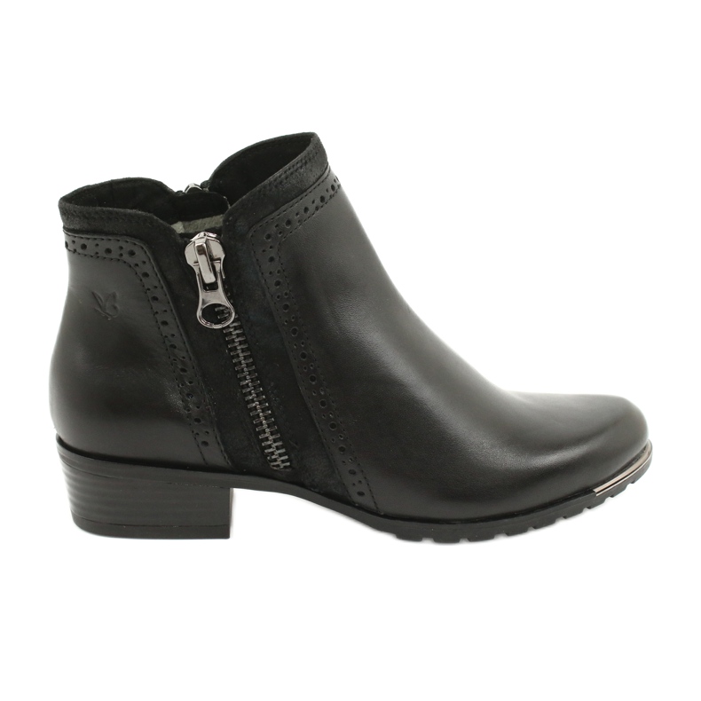 Botas caprice para mujer peine negro 25403-25 922