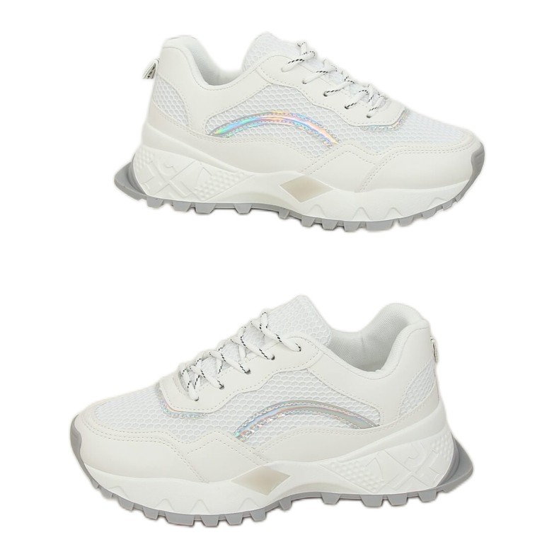 Blanco LA87P Zapatillas deportivas blancas Blanco LA87P Zapatillas deportivas blancas