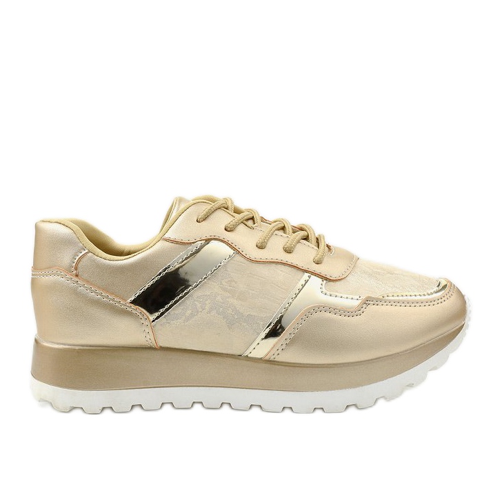 Deportivas doradas de eco-piel 2019-447 dorado